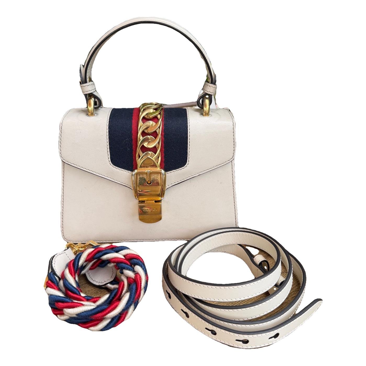 Sylvie Top Handle leather handbag