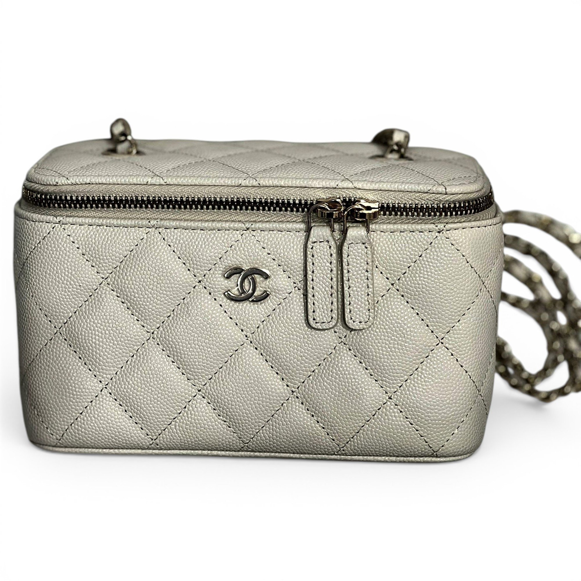 Trendy CC Vanity leather handbag