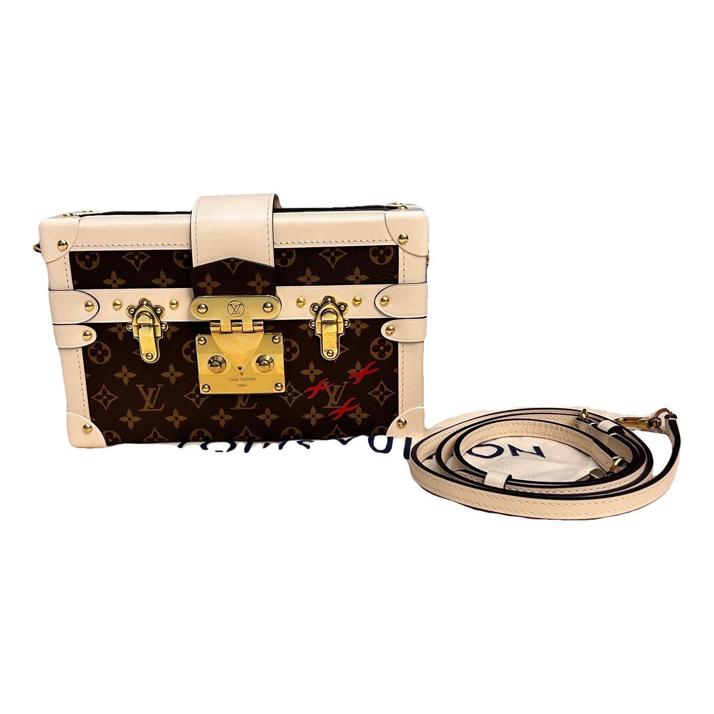 Petite Malle leather handbag