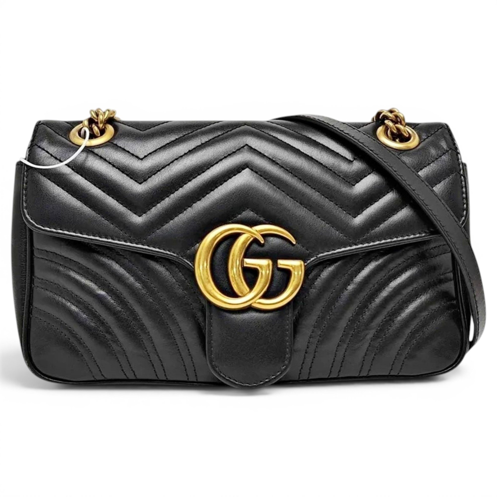 GG Marmont Flap leather crossbody bag
