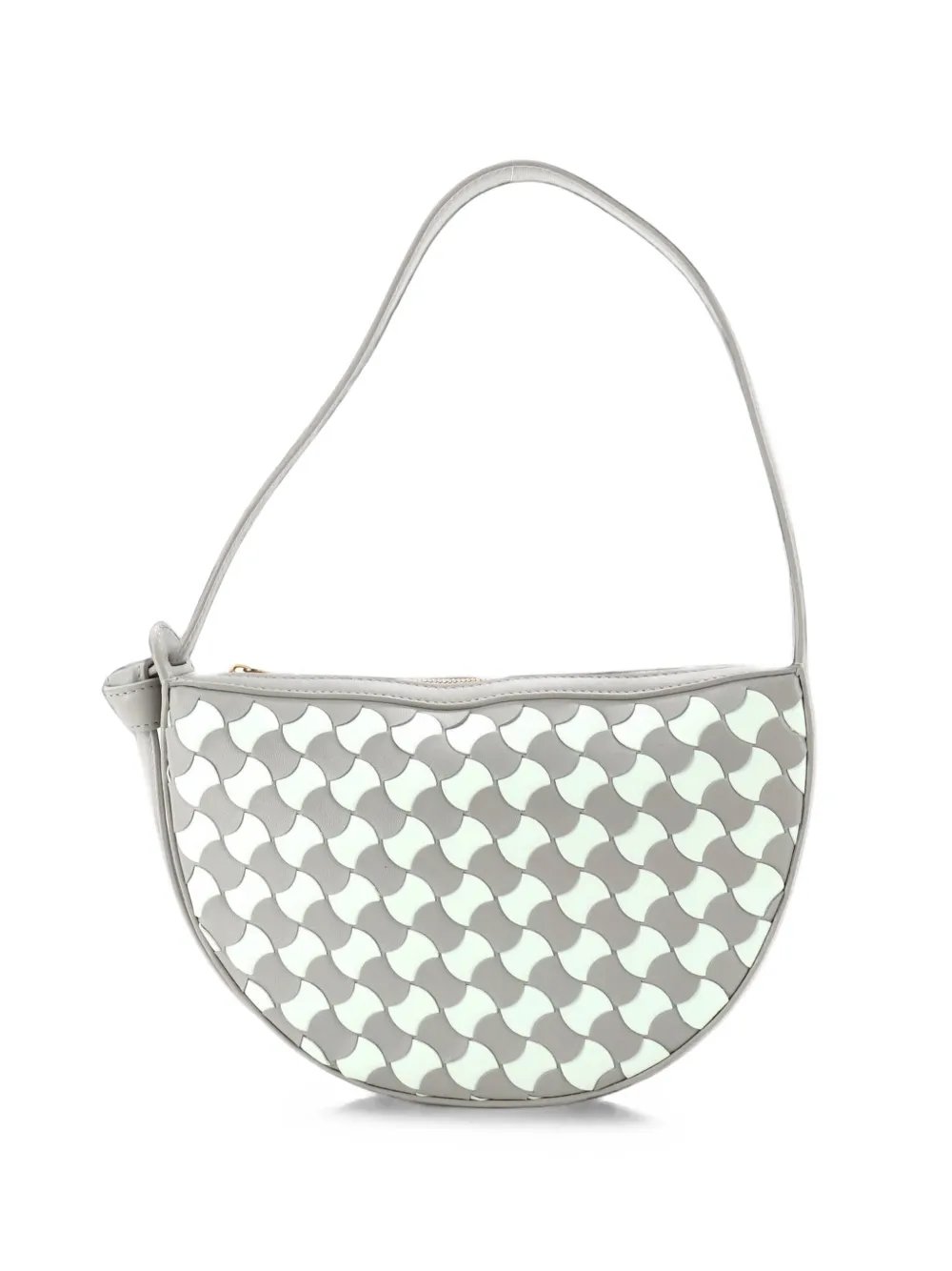 Sunrise Bicolor Wavy Pavimento Leather Mini shoulder bag