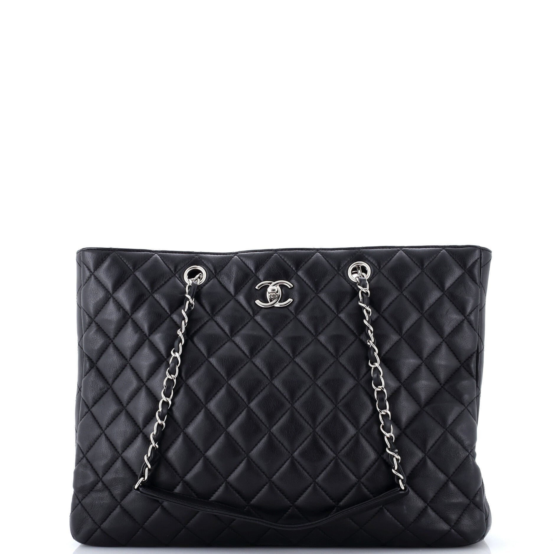 Classic CC Shopping Tote Quilted Calfskin Large