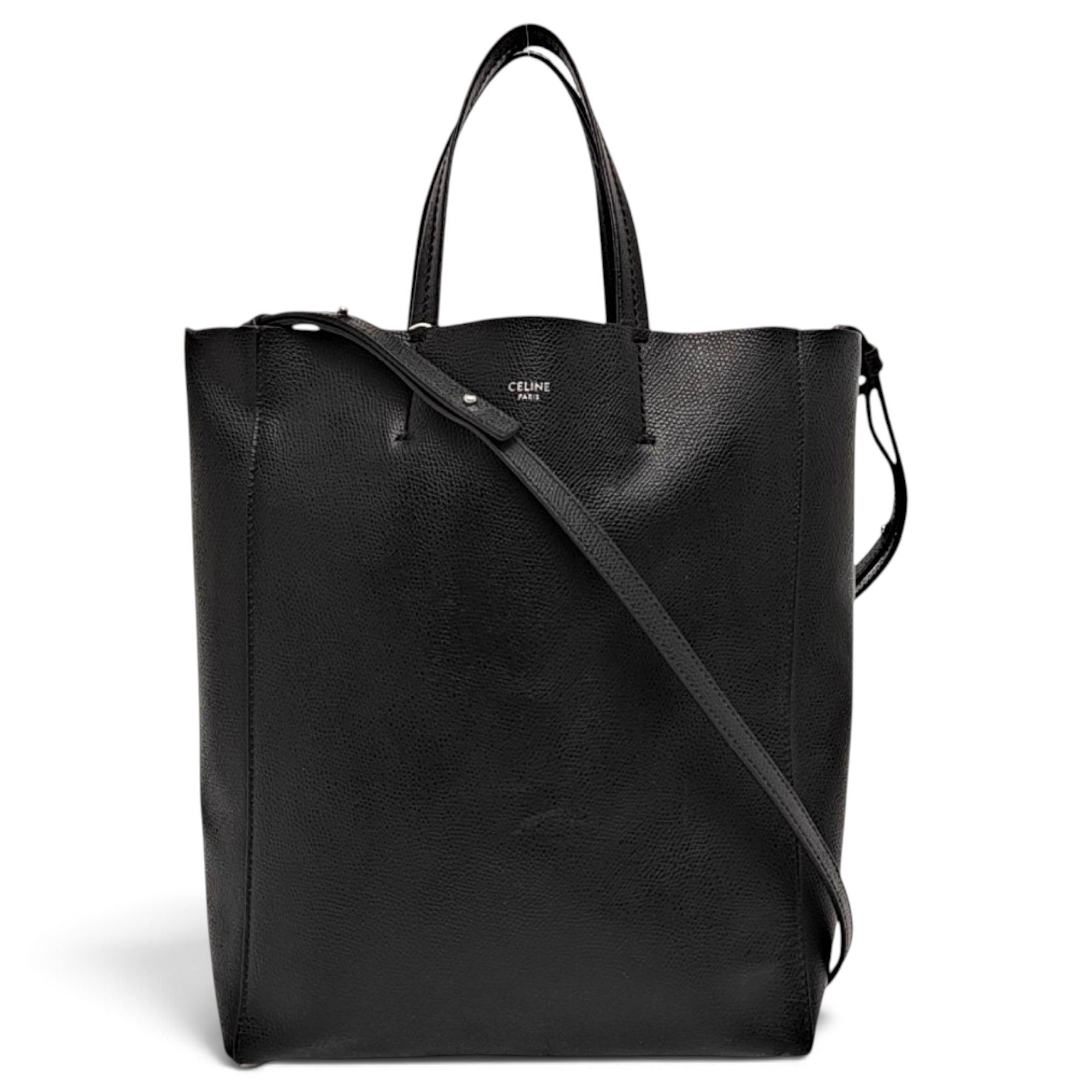 Cabas leather tote
