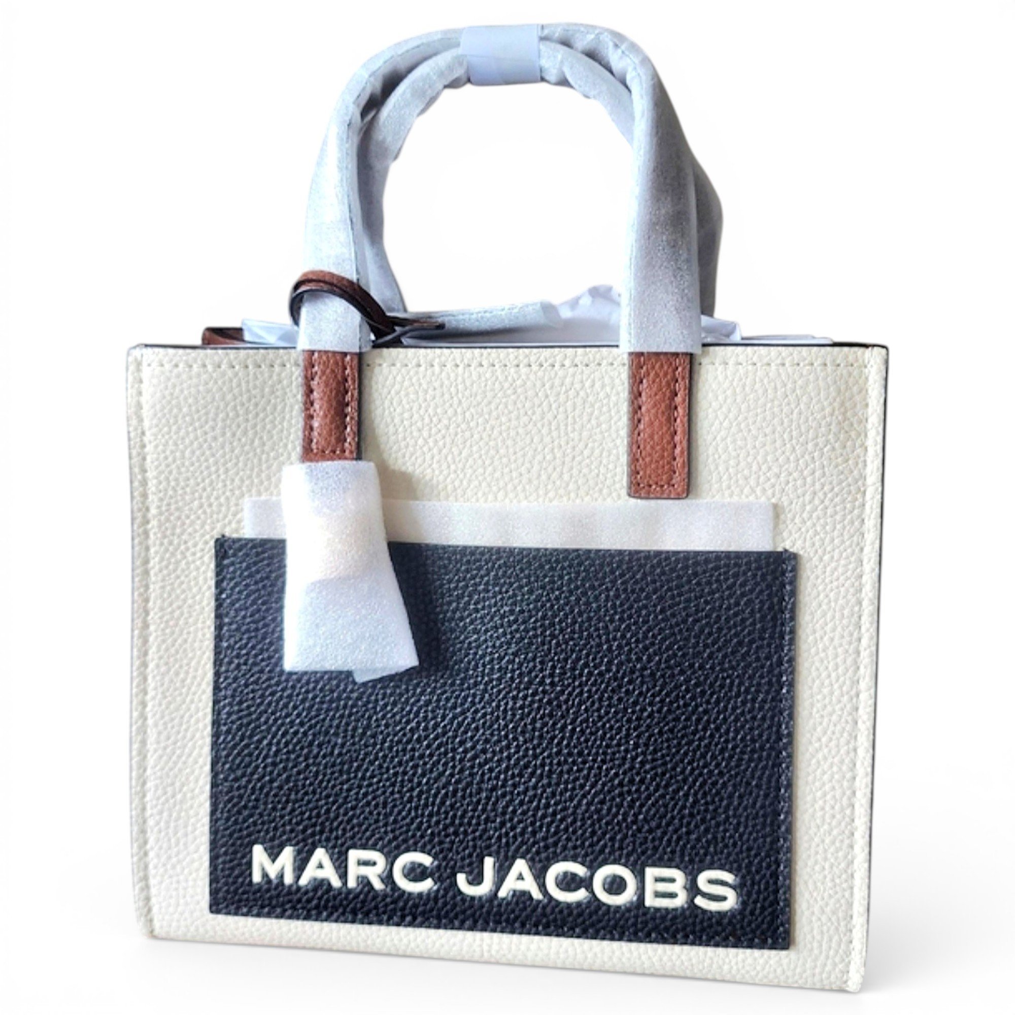 The Tag Tote leather tote