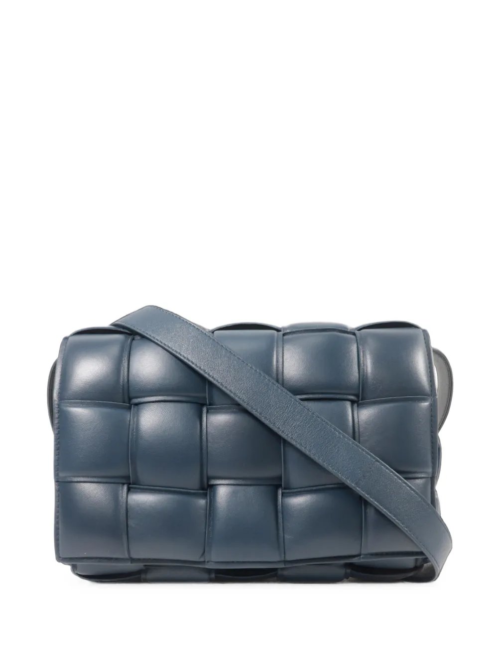 Cassette padded shoulder bag