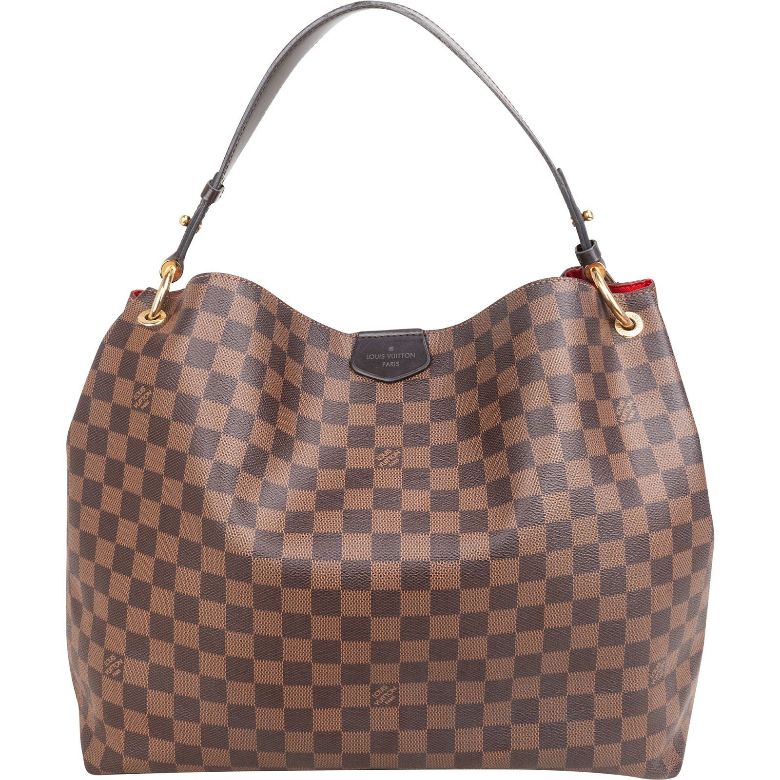 Graceful leather handbag