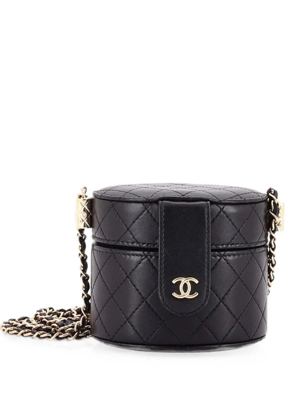 CC Allure Vanity Case with Chain Quilted Lambskin Mini crossbody bag
