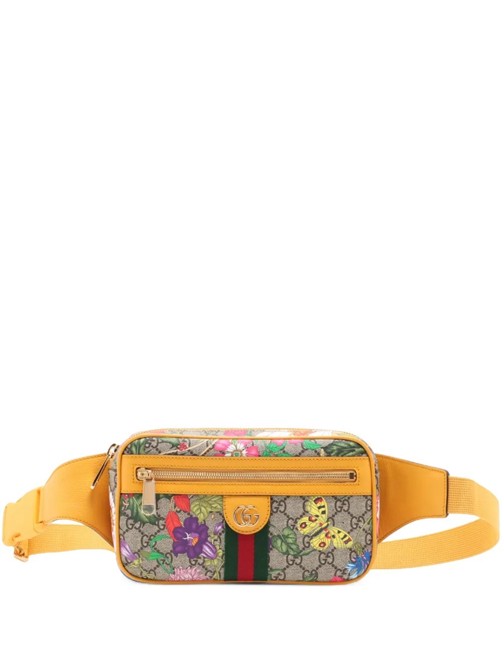 2016-2026 Small GG Supreme Flora Web Ophidia belt bag