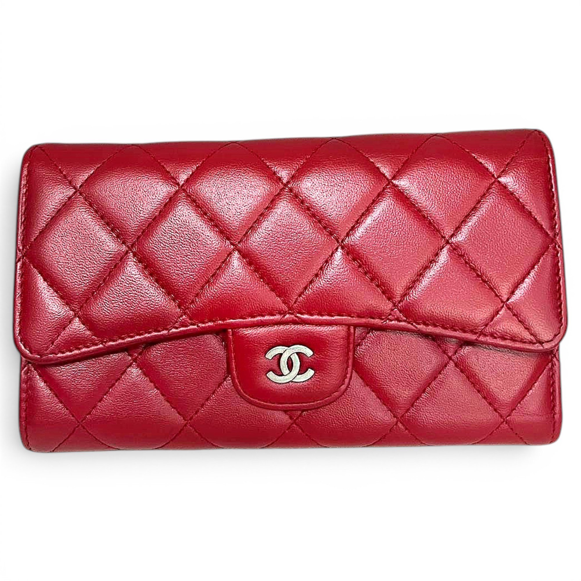 Leather clutch bag
