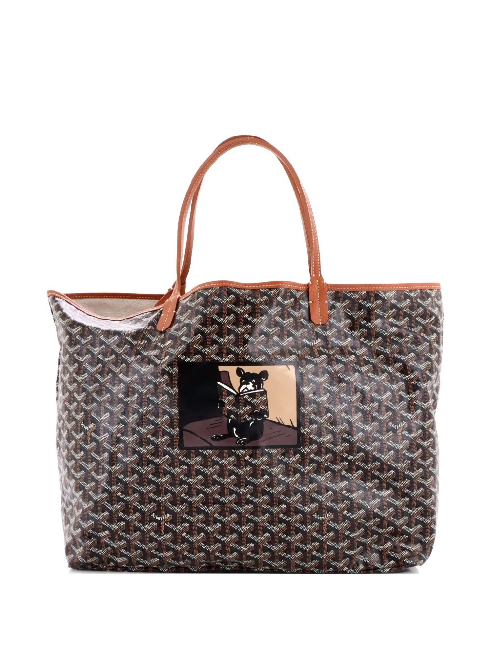 Saint Louis Printed Coated Canvas GM tote bag