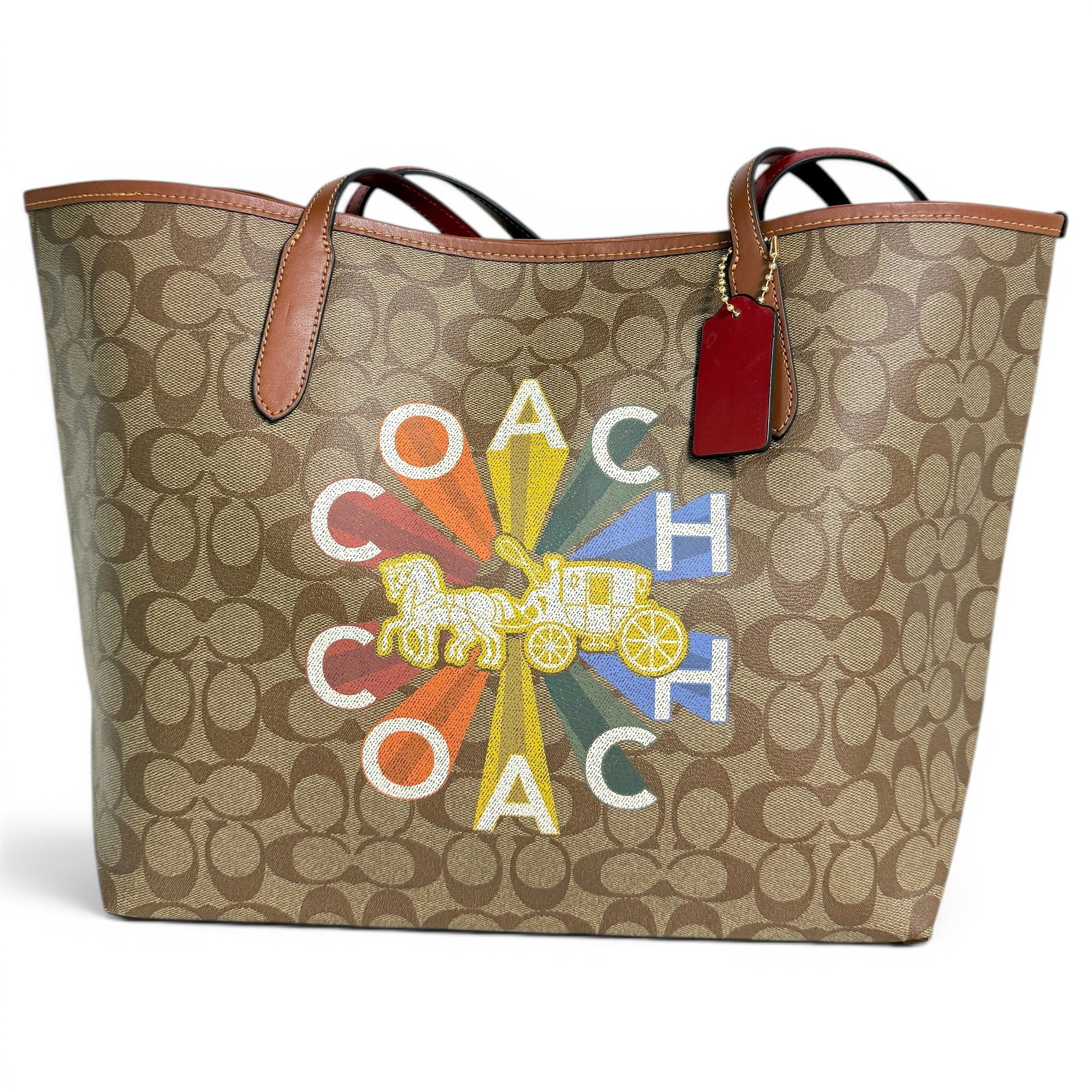 Leather tote