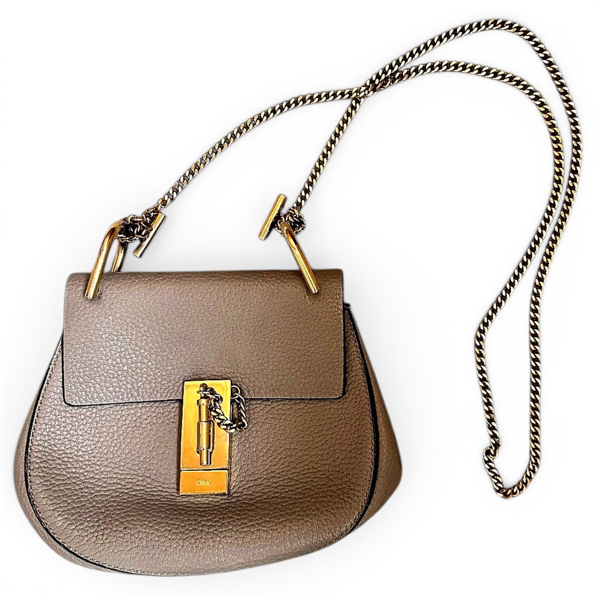Drew leather crossbody bag