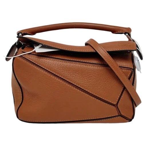 Puzzle leather mini bag