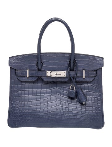 Matte Niloticus Crocodile Birkin 30
