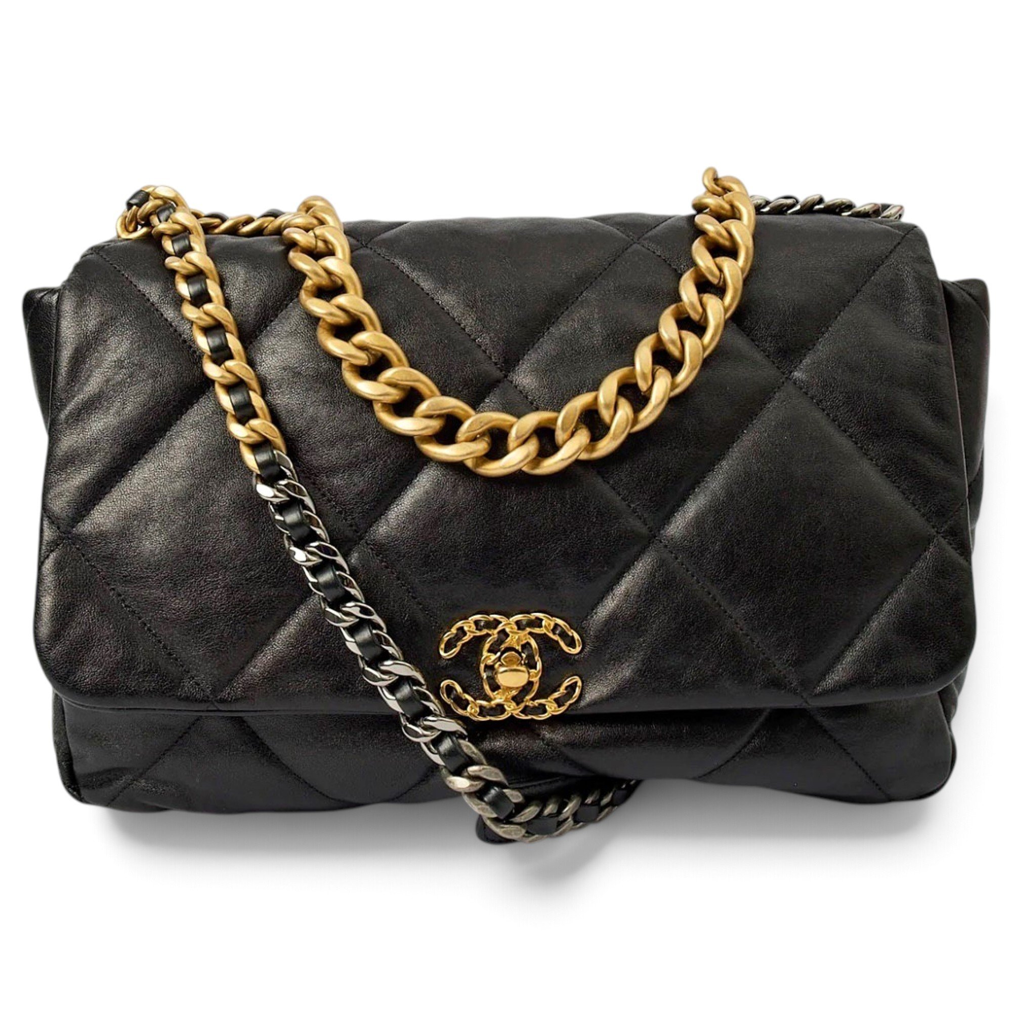 Chanel 19 leather handbag