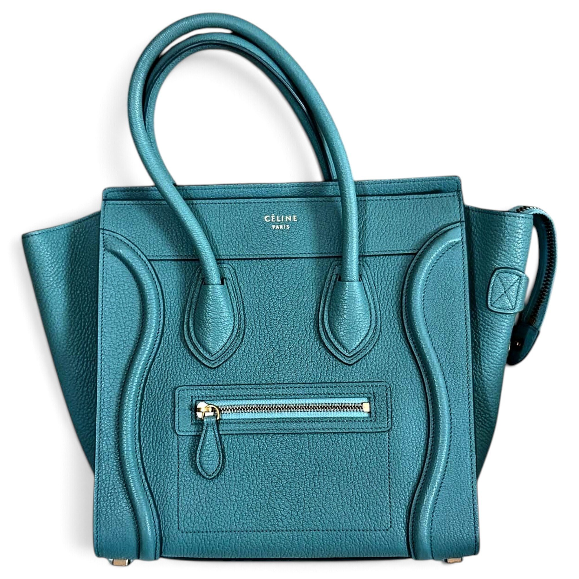 Luggage leather tote