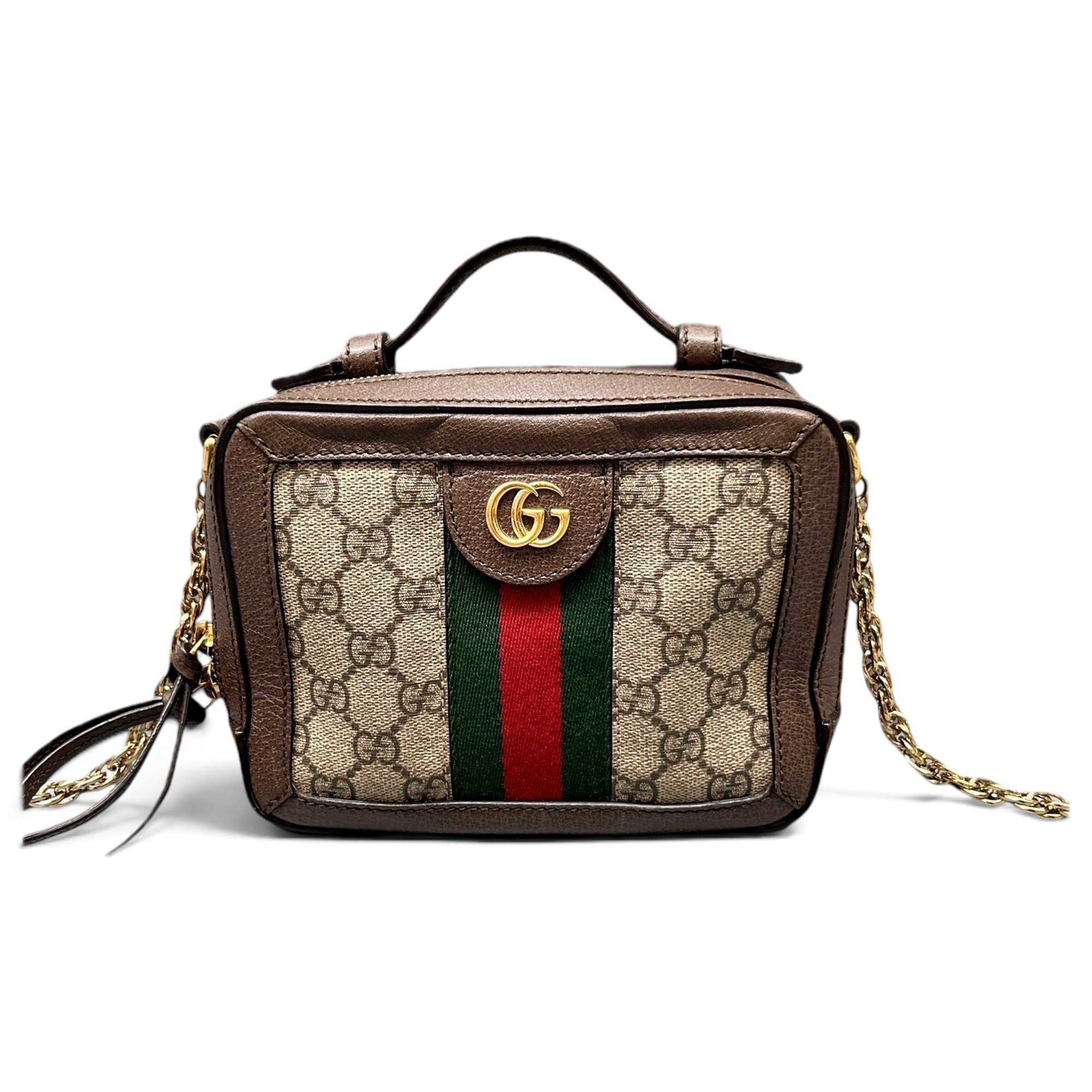 Ophidia Zip Around Camera leather handbag