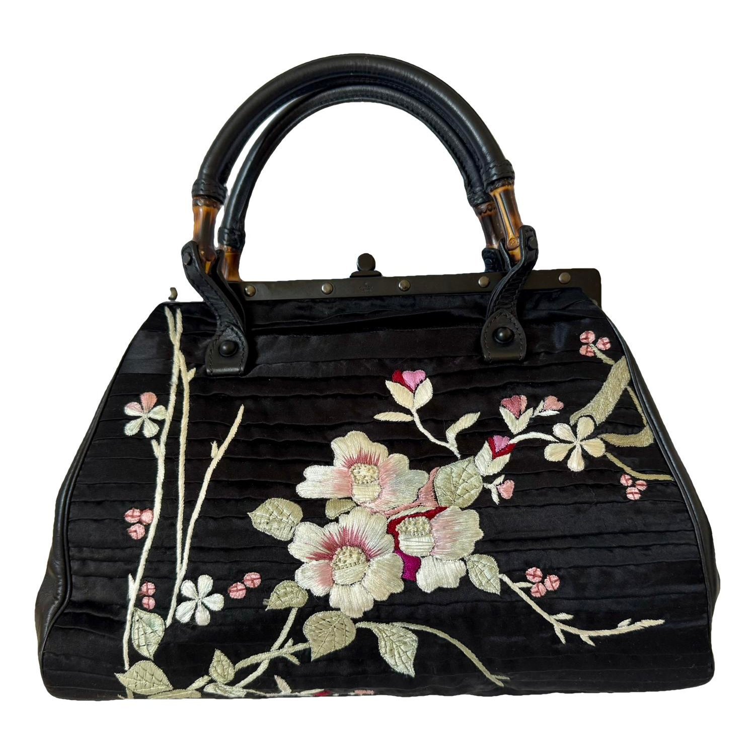 Silk handbag