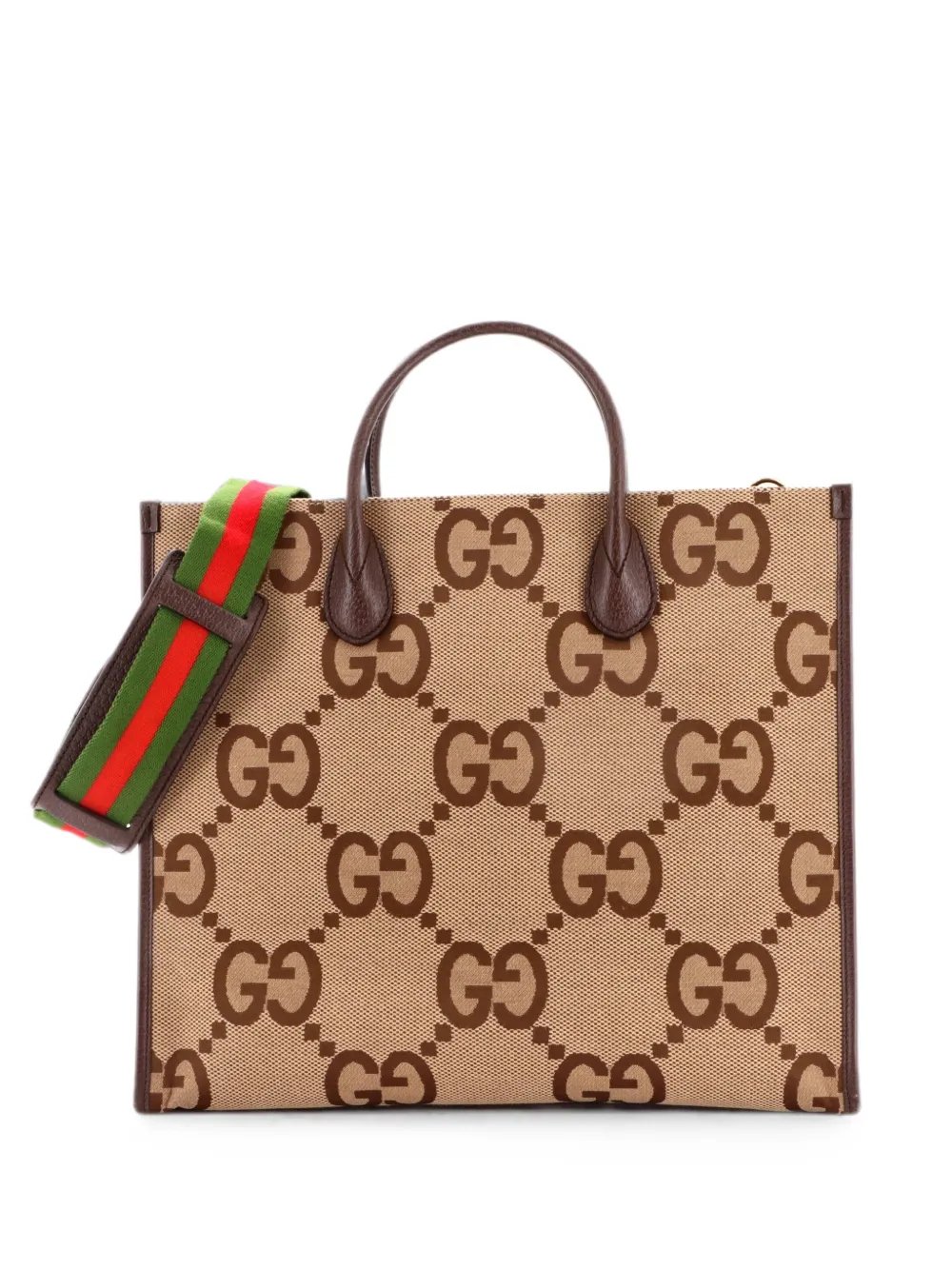 Convertible Jumbo GG Canvas Large tote bag