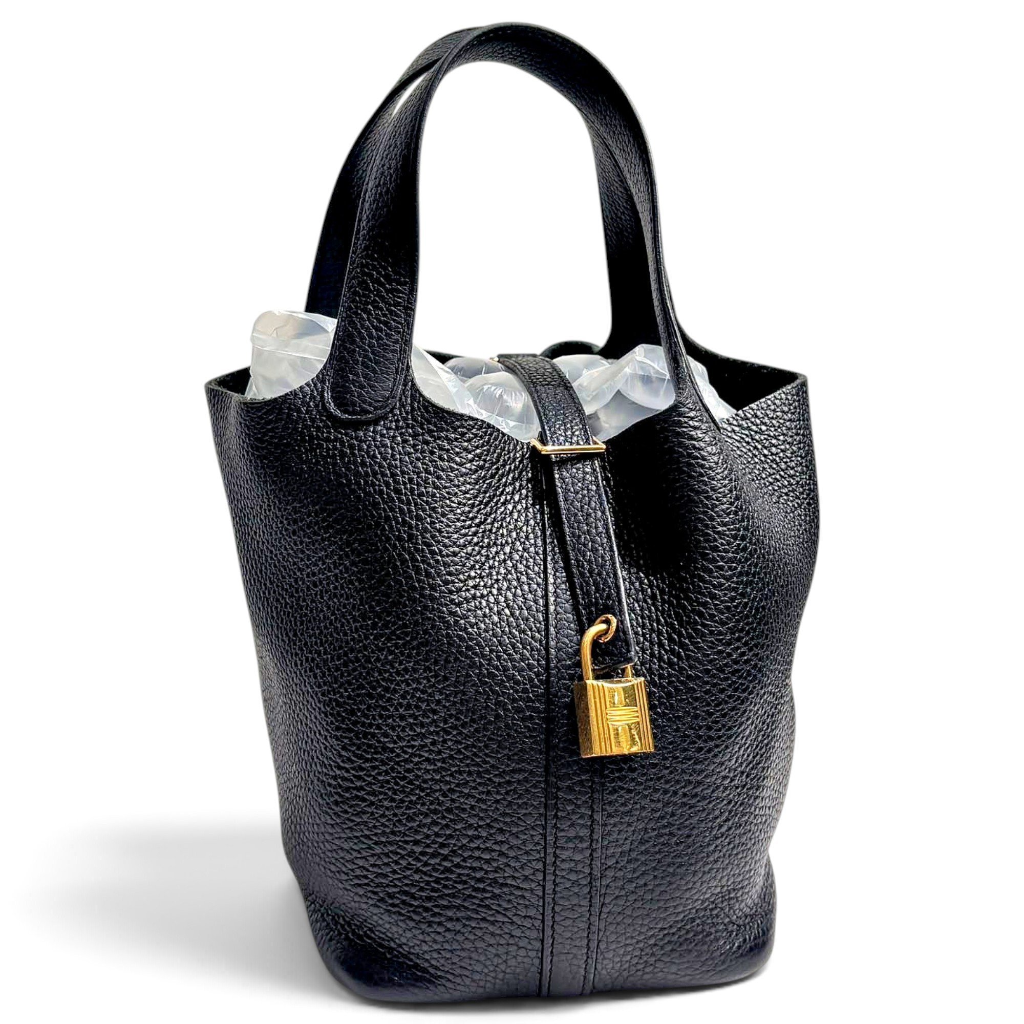 Picotin leather handbag