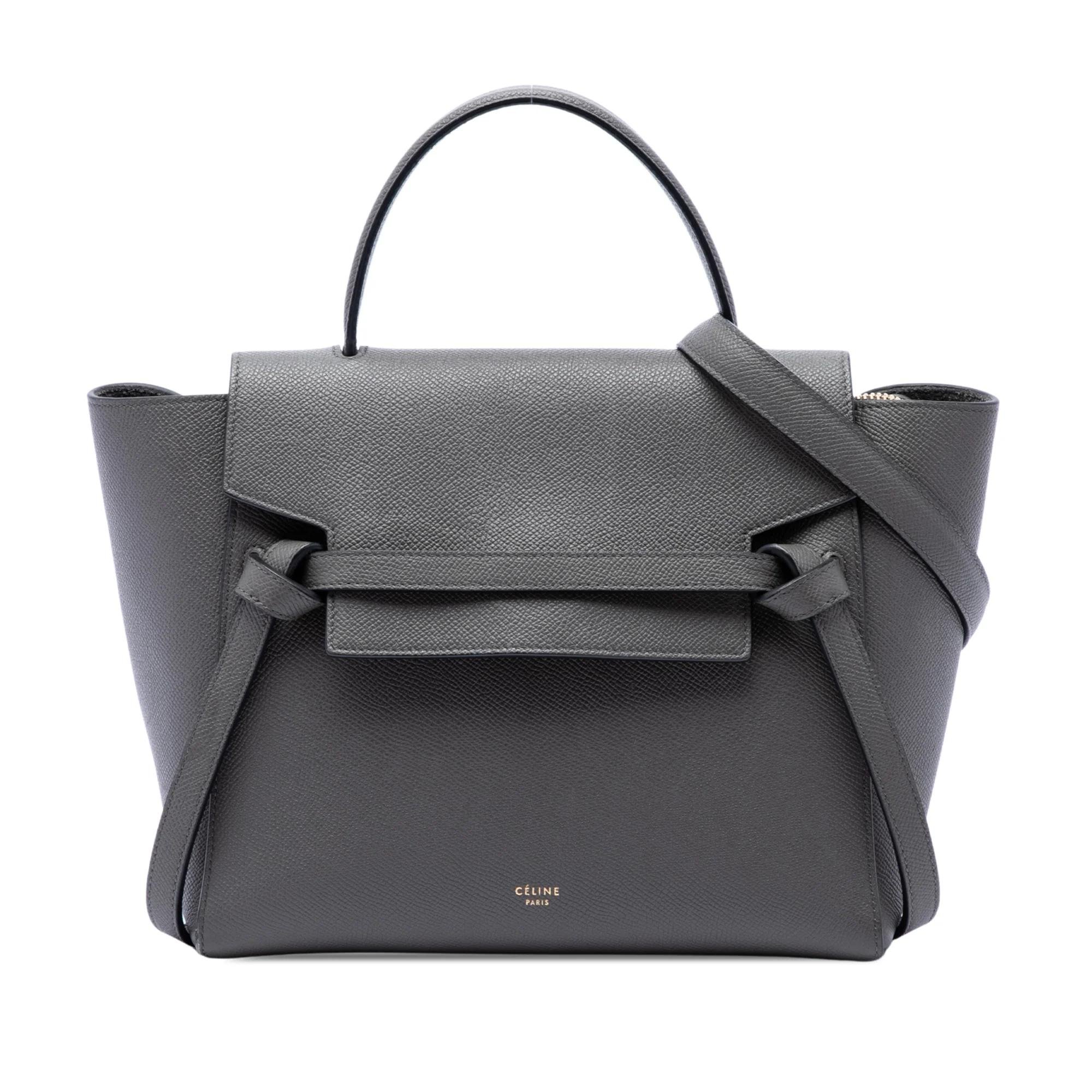 Belt pony-style calfskin handbag