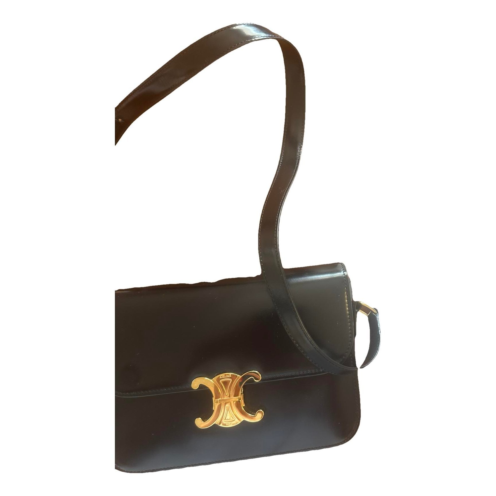Triomphe leather handbag