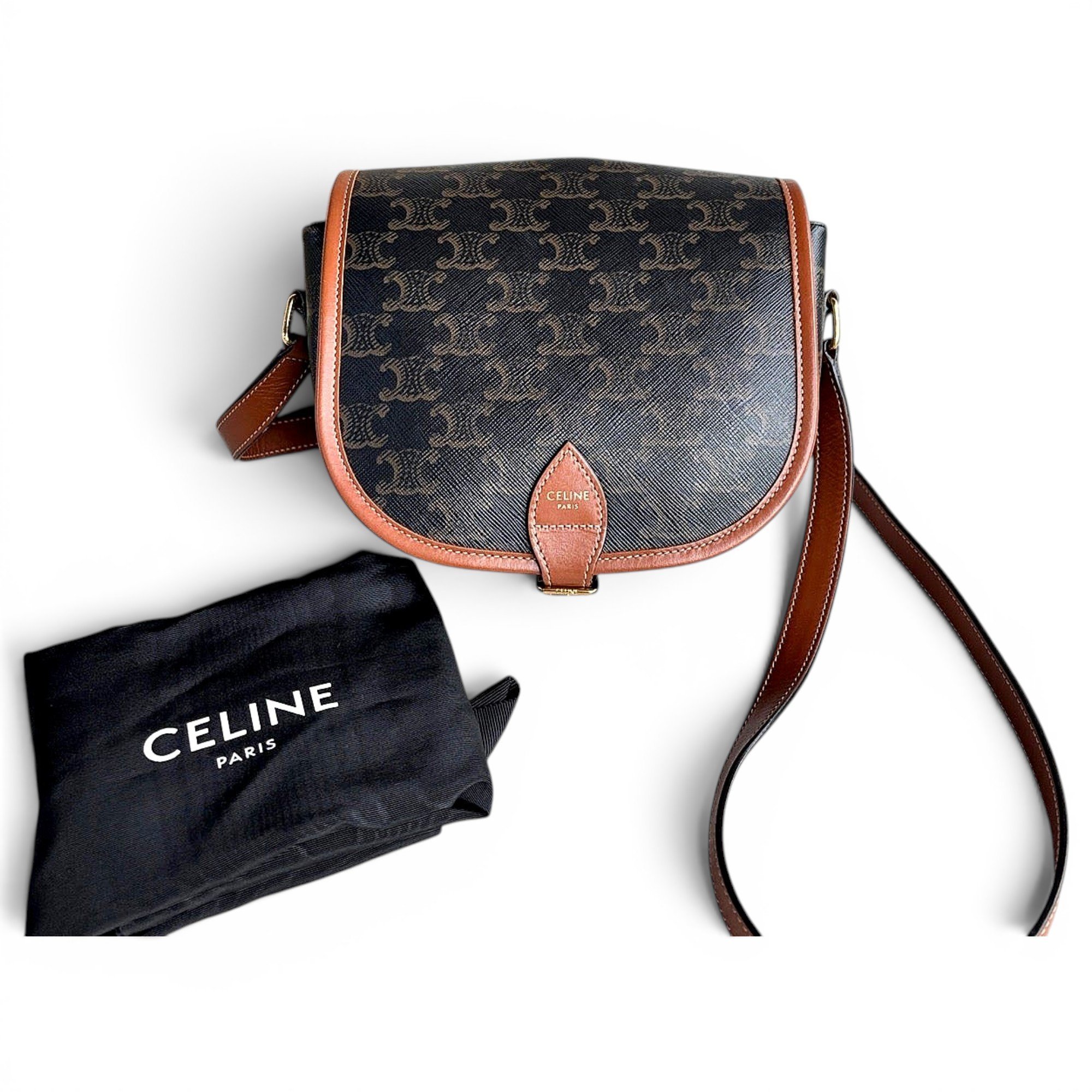 Folco leather crossbody bag