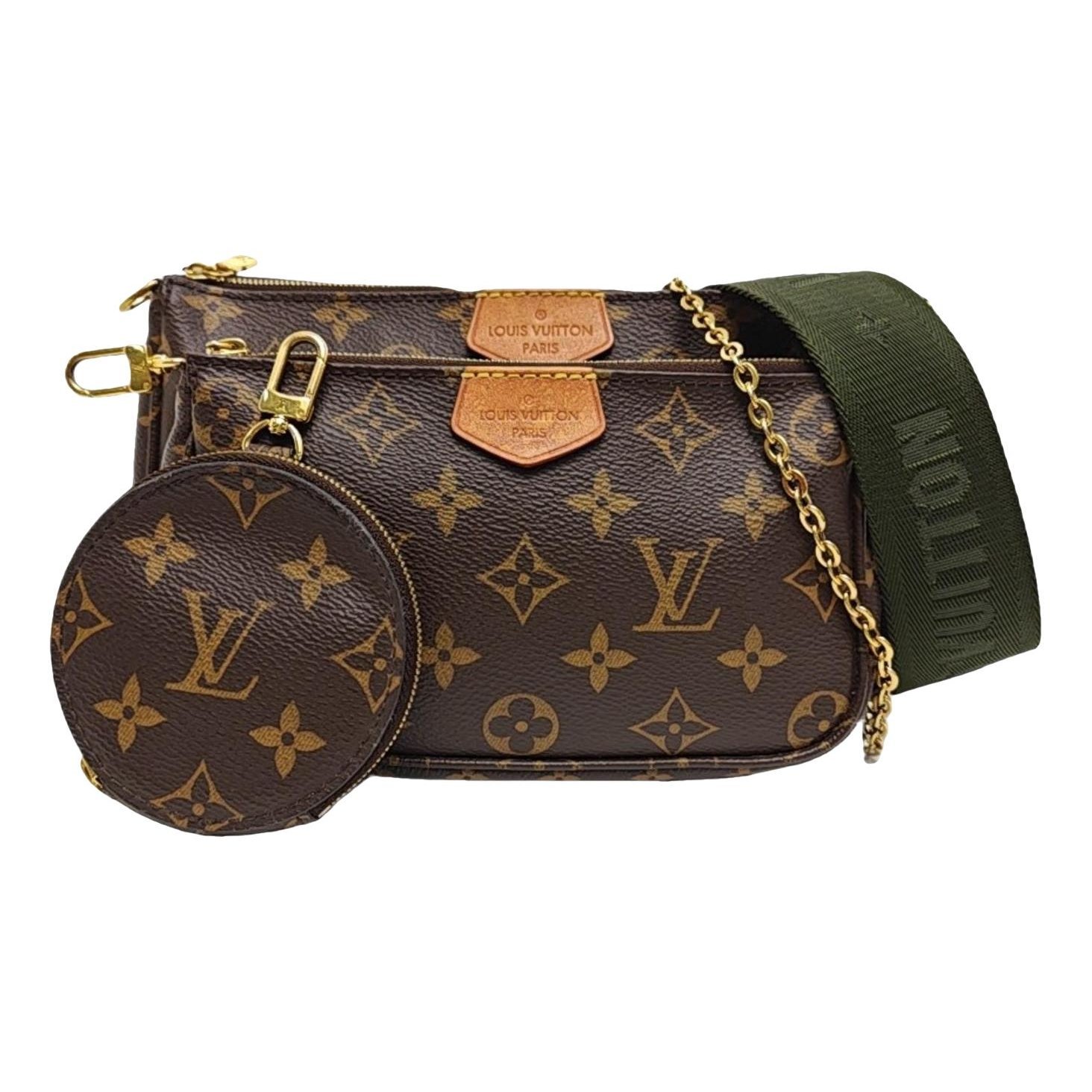 Maxi Multi Pochette Accessoires leather handbag