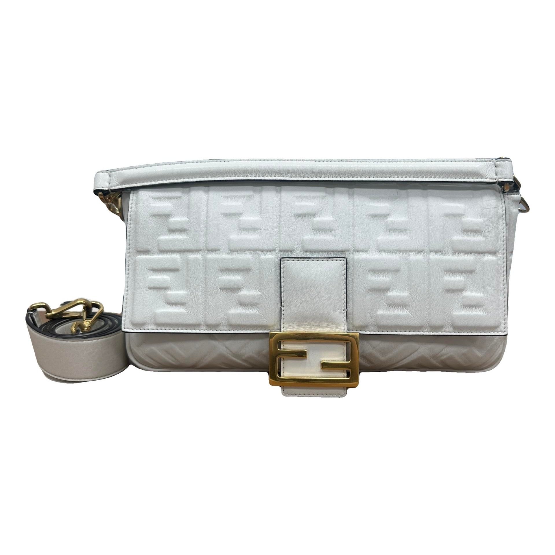 Baguette leather handbag