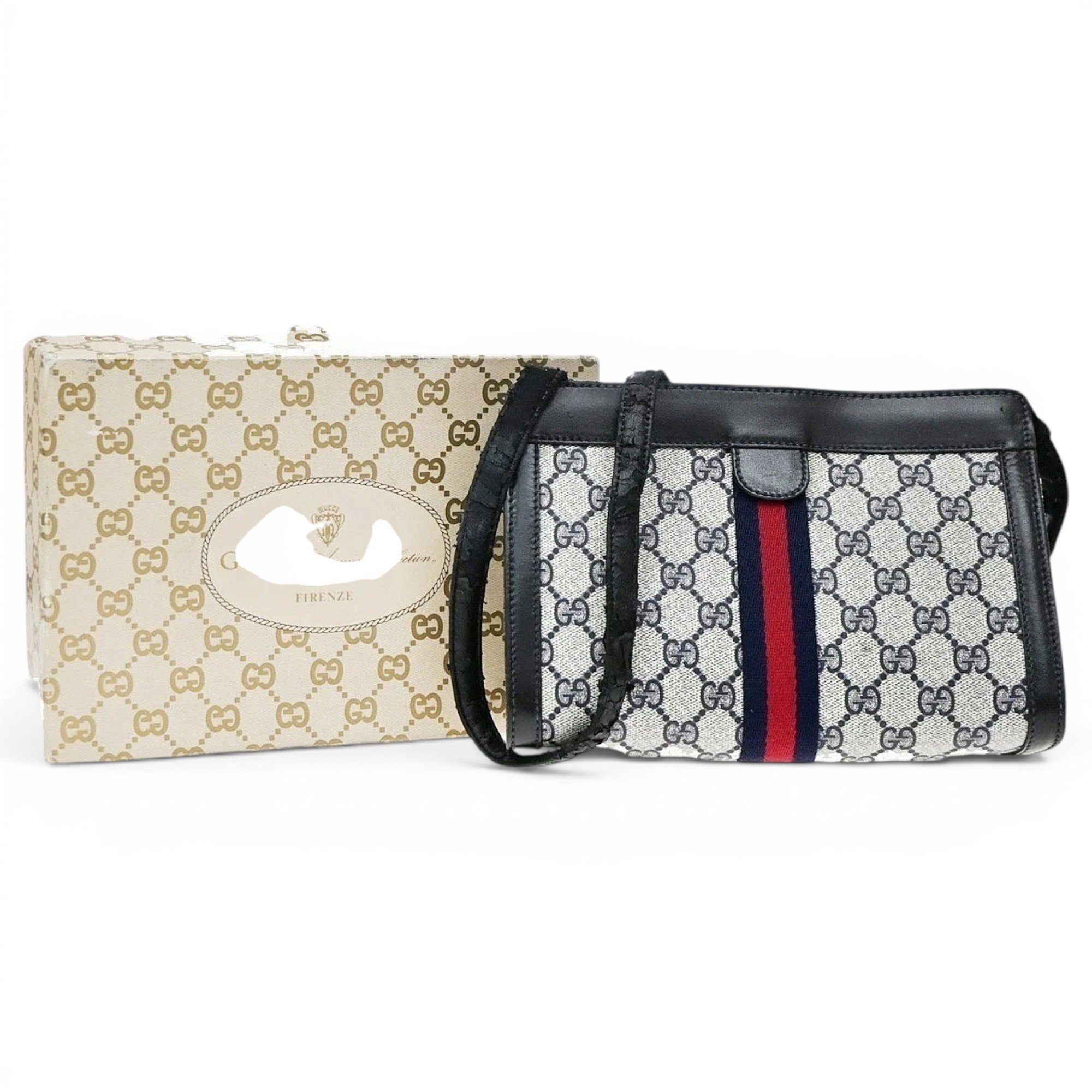 Vinyl crossbody bag