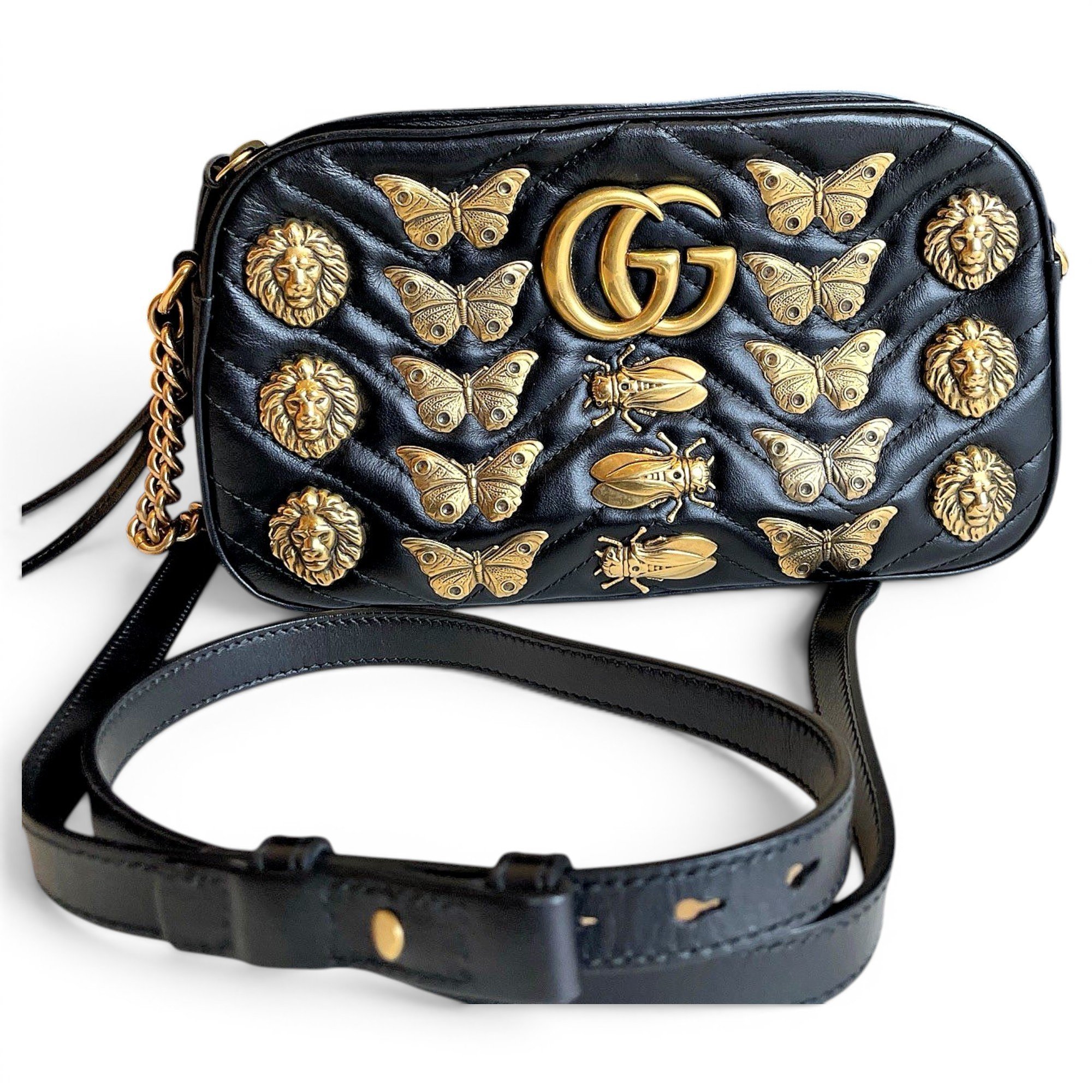 GG Marmont leather crossbody bag