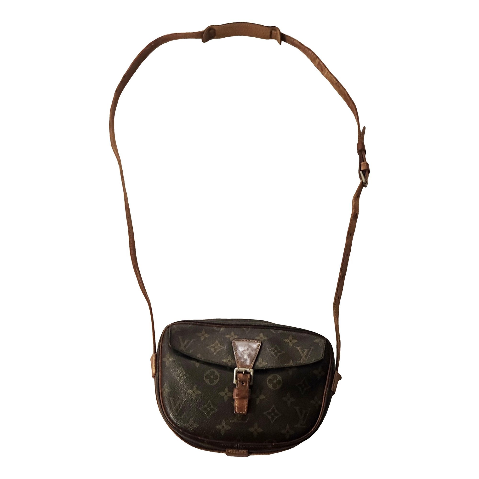 Jeune fille leather crossbody bag