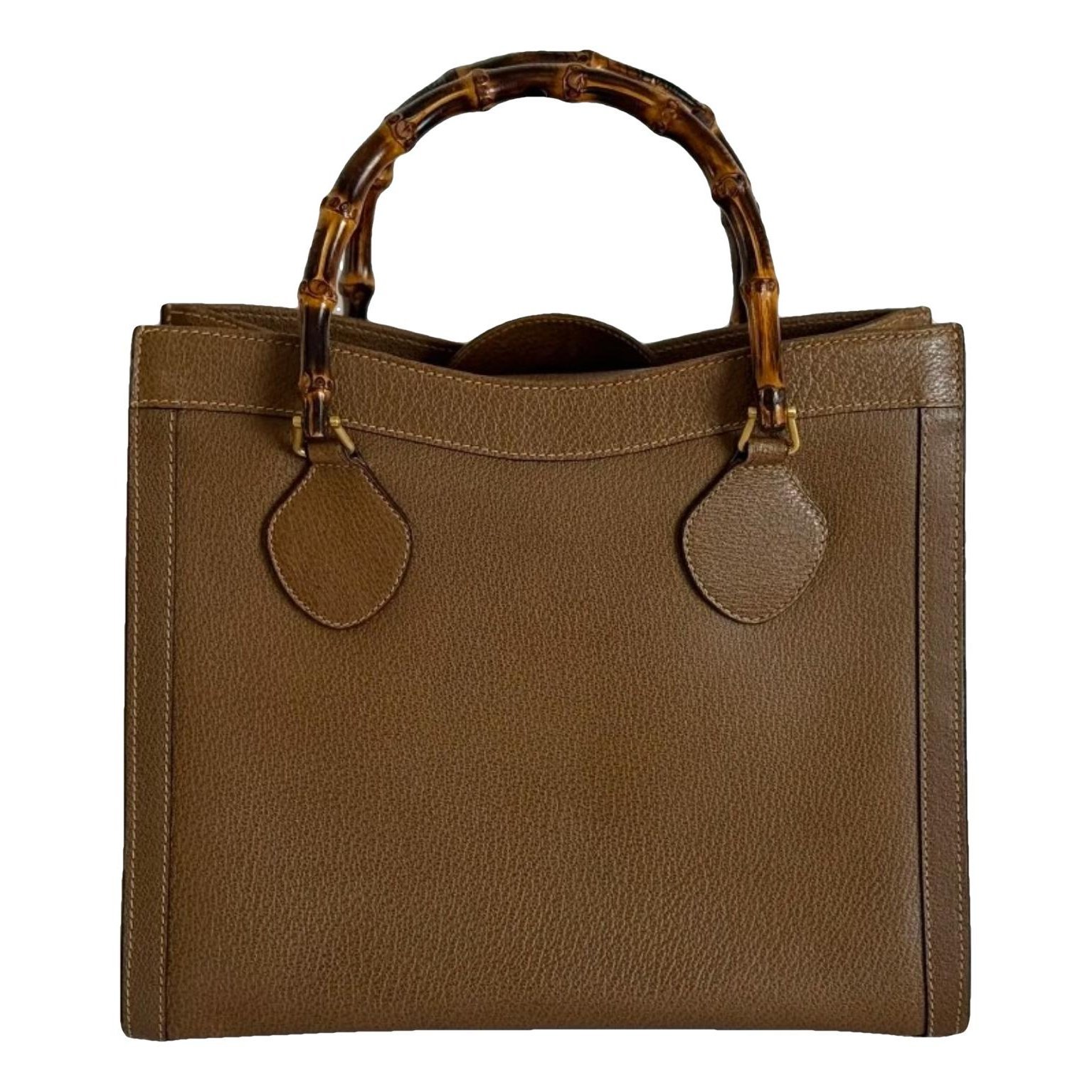 Diana Bamboo leather tote