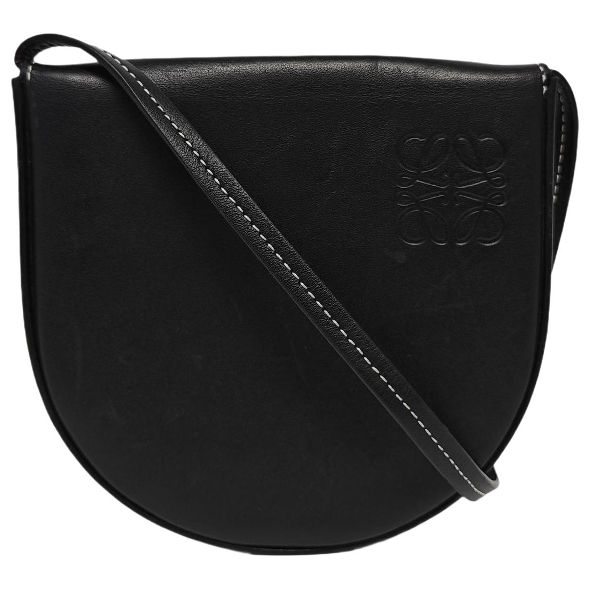 Heel leather crossbody bag