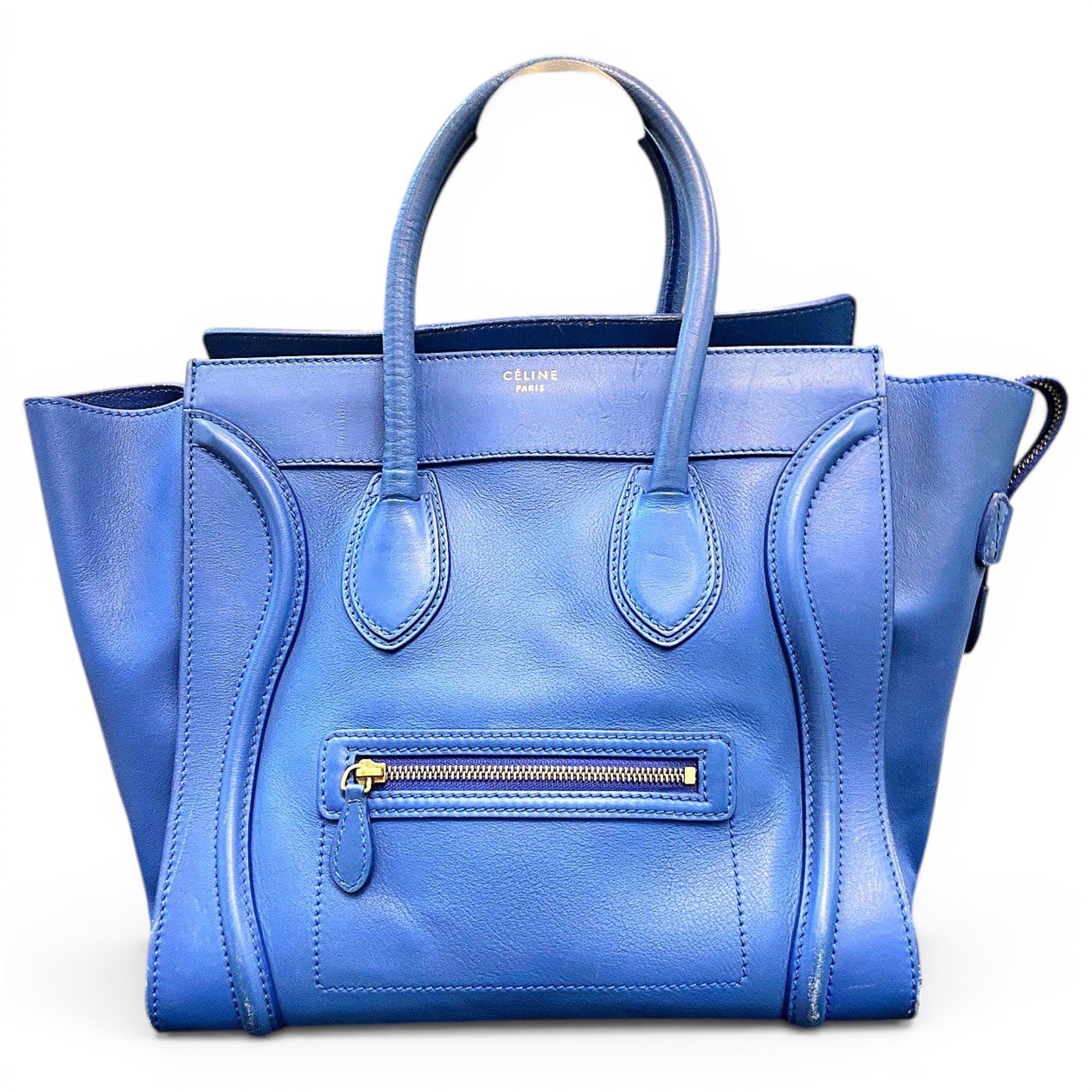Luggage leather handbag