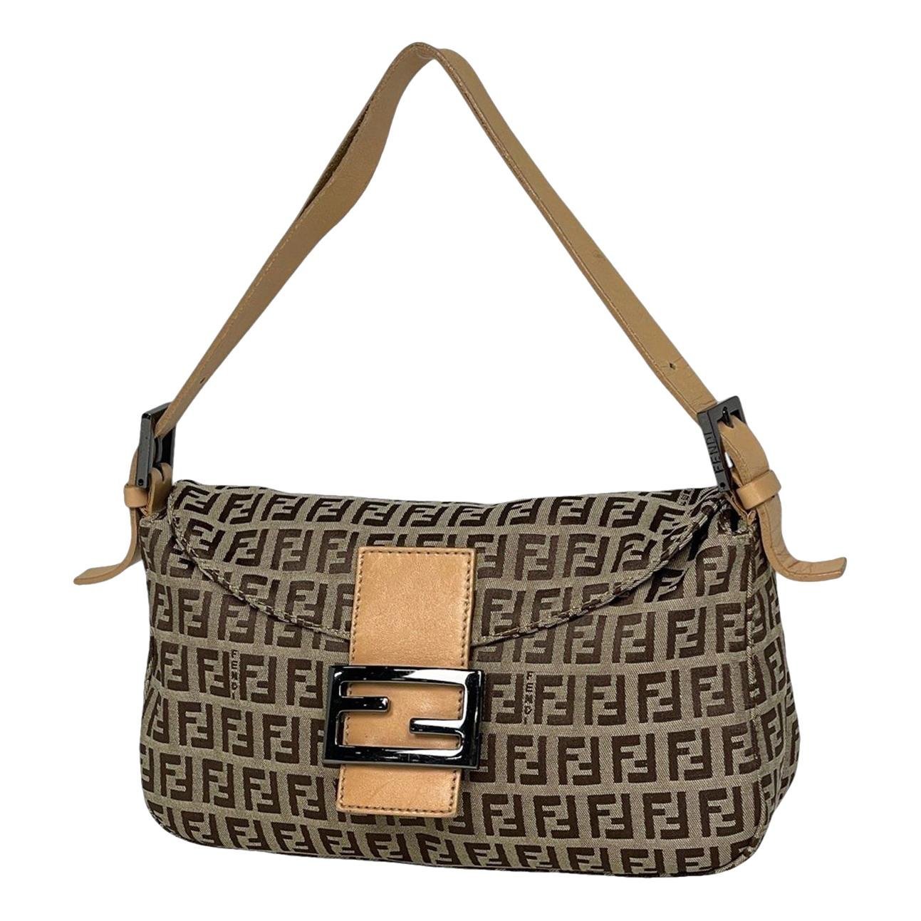 Baguette leather handbag