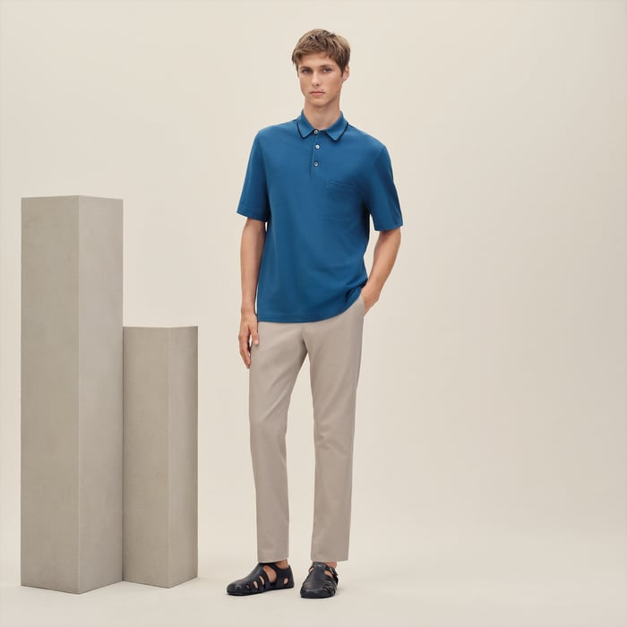 Atlantique "Piqures Sellier" Polo Shirt