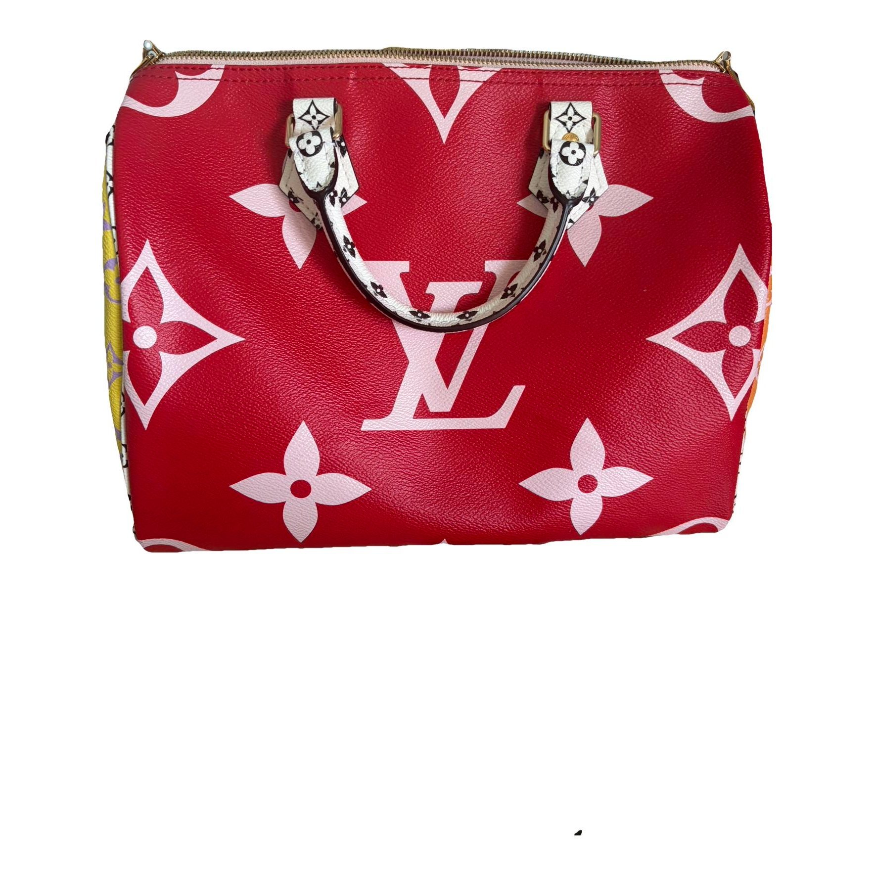 Speedy leather handbag
