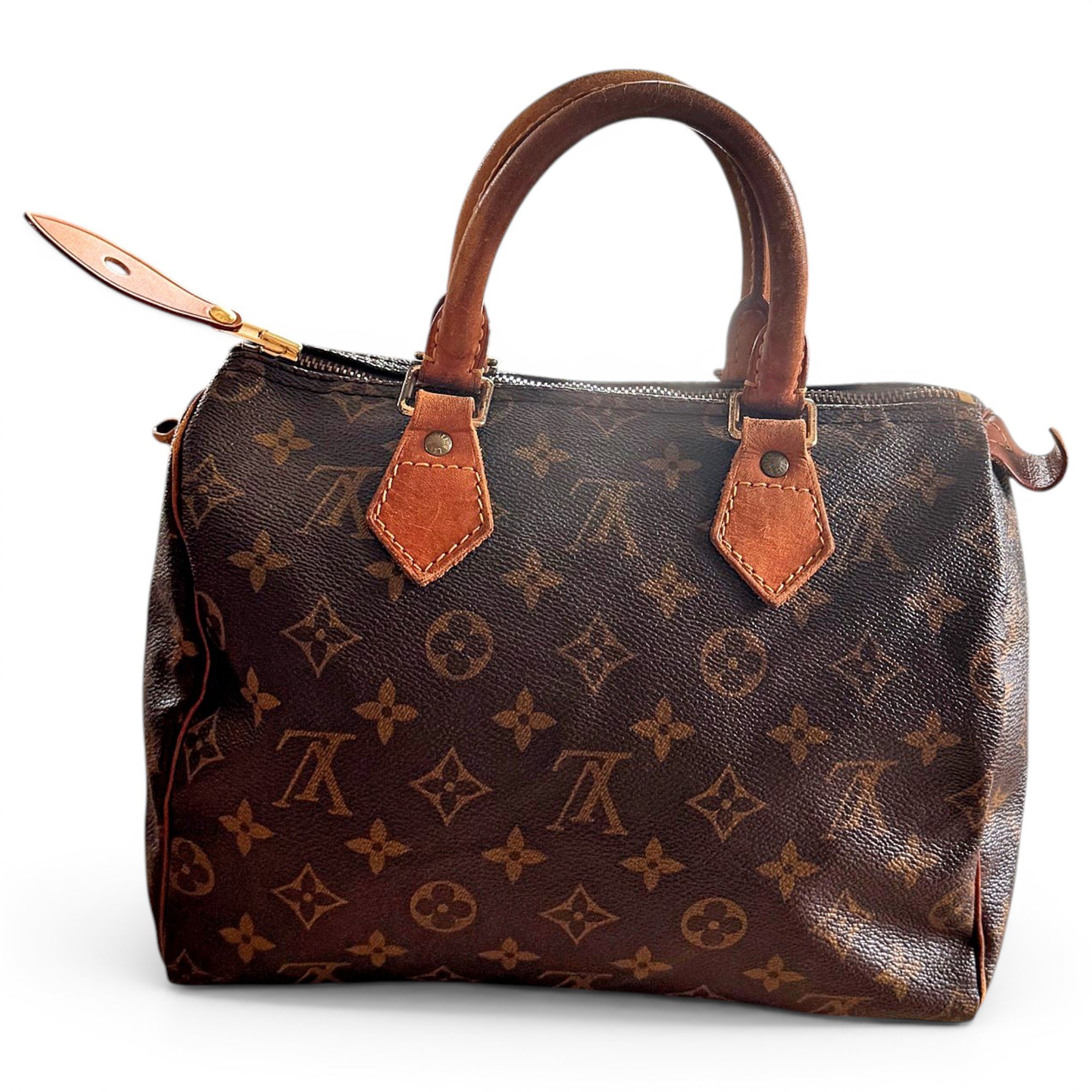 Speedy leather handbag