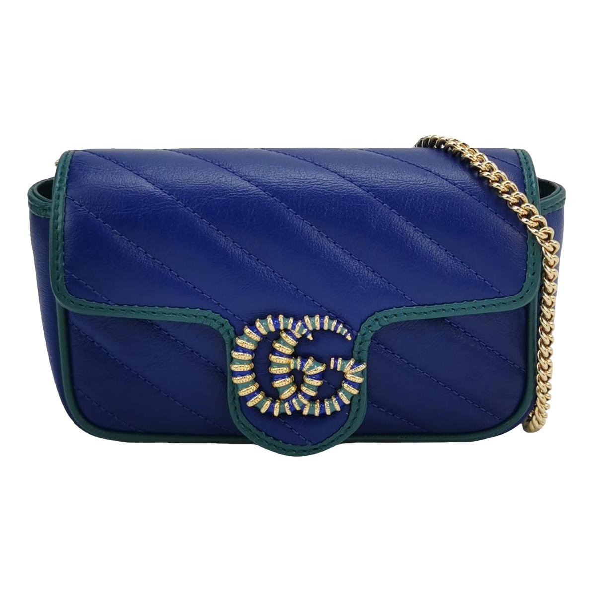 GG Marmont Flap leather handbag