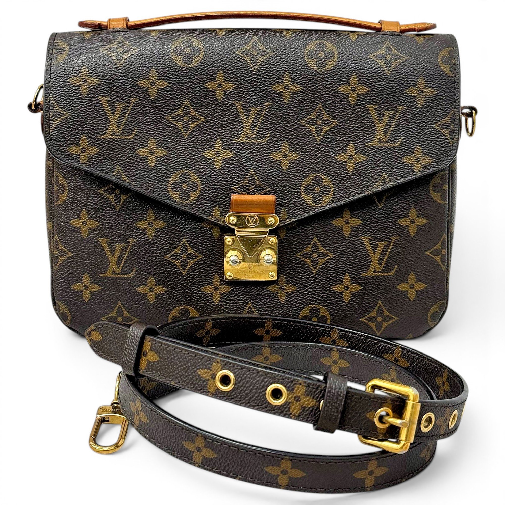 Metis leather handbag
