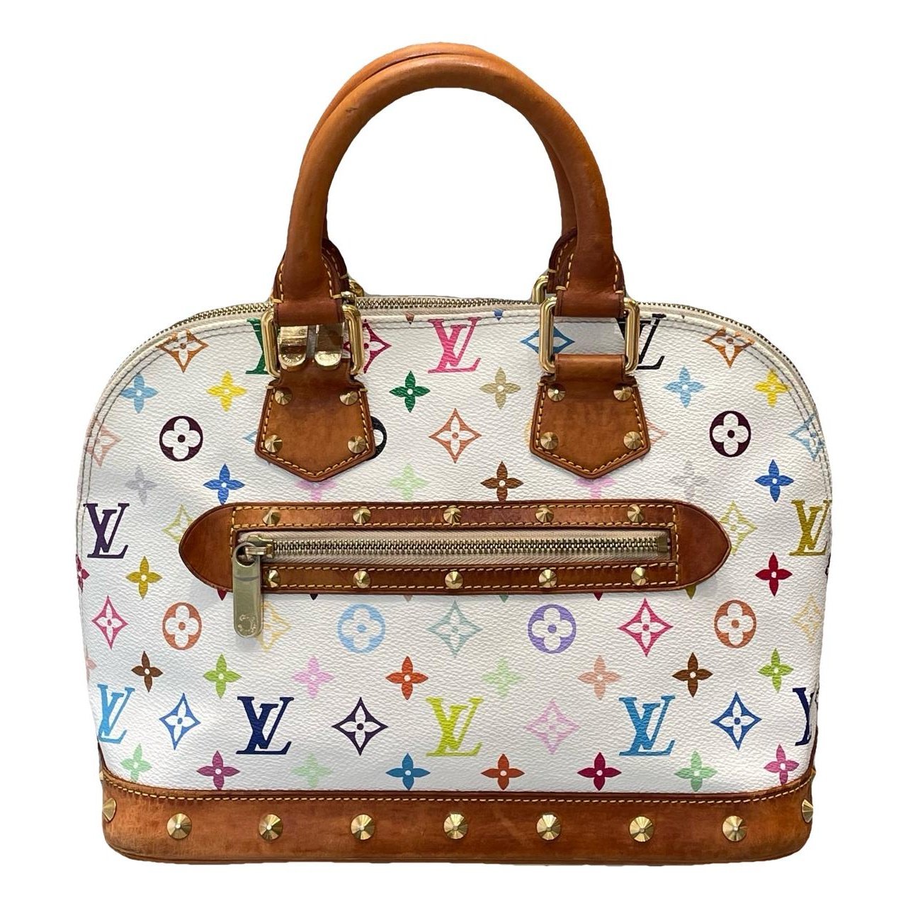 Alma leather handbag