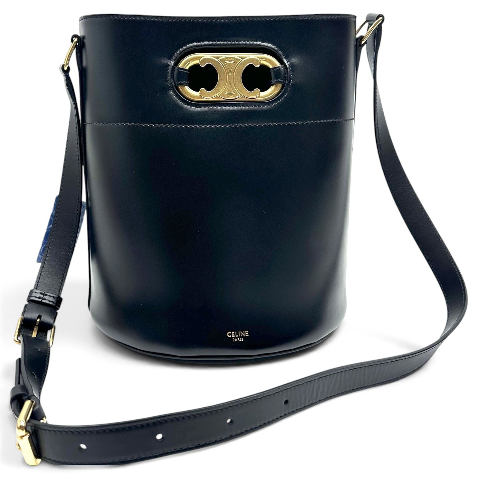 Triomphe Maillon leather crossbody bag