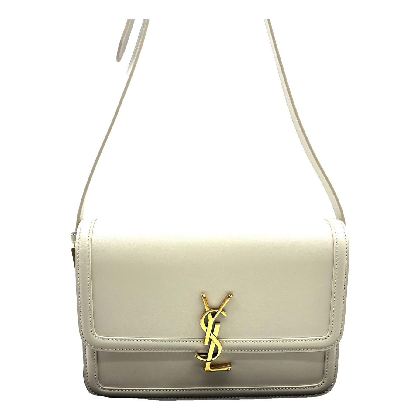 Solférino leather handbag