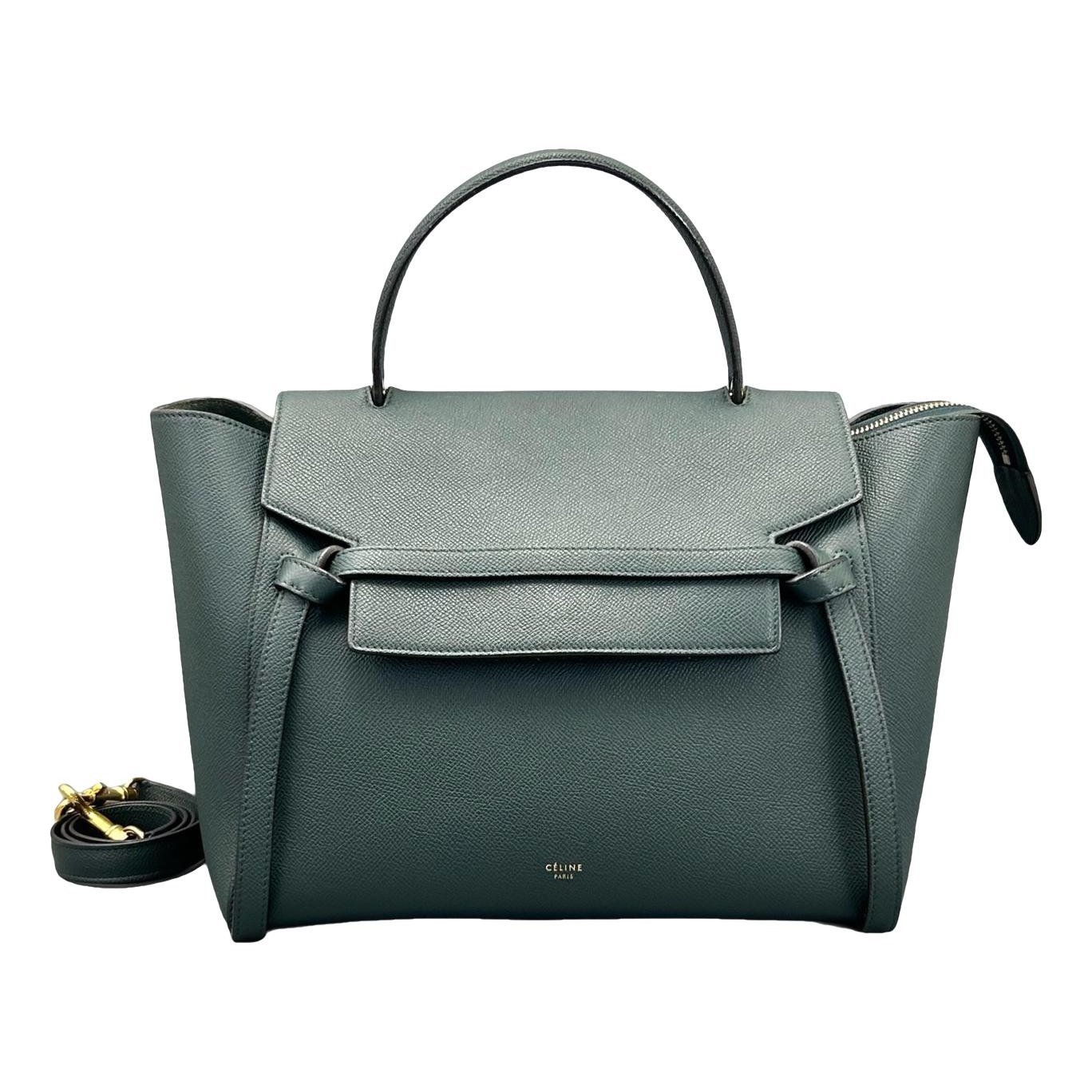 Belt leather handbag