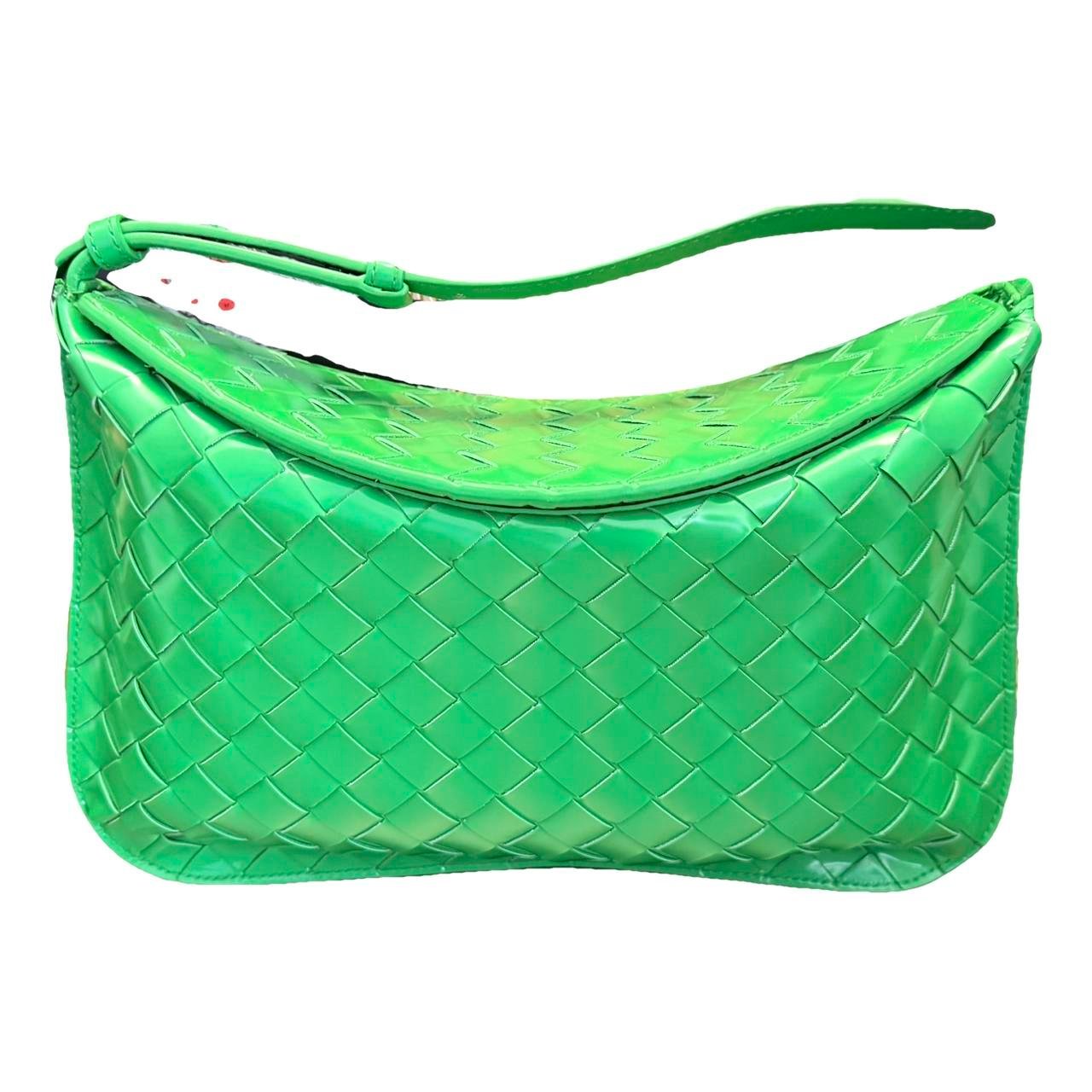 Patent leather handbag