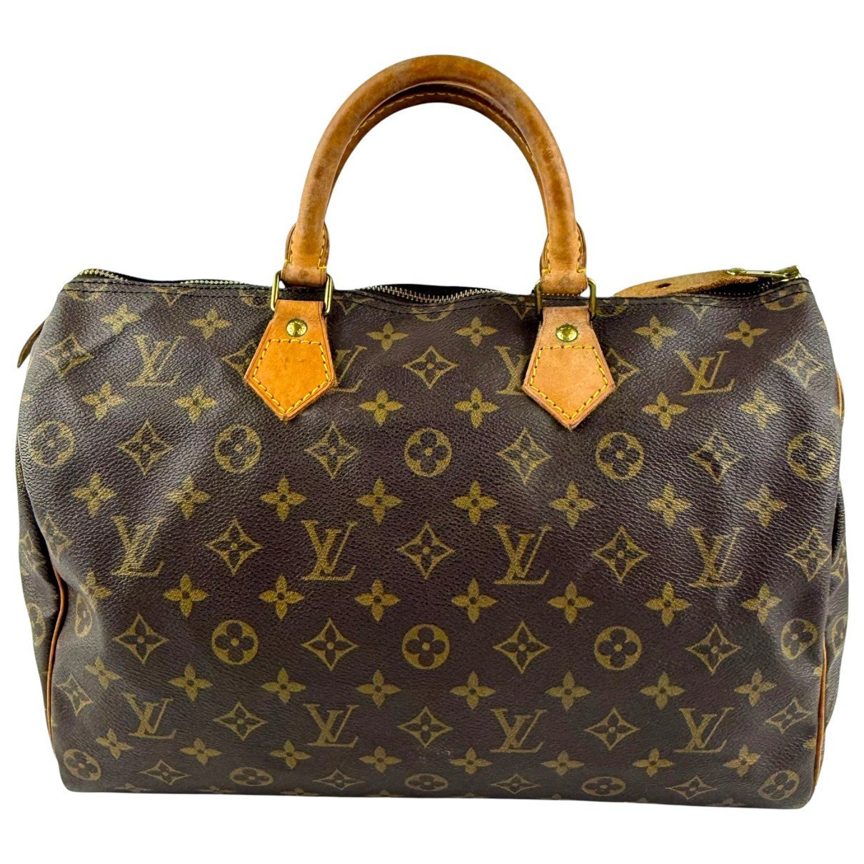 Speedy leather handbag