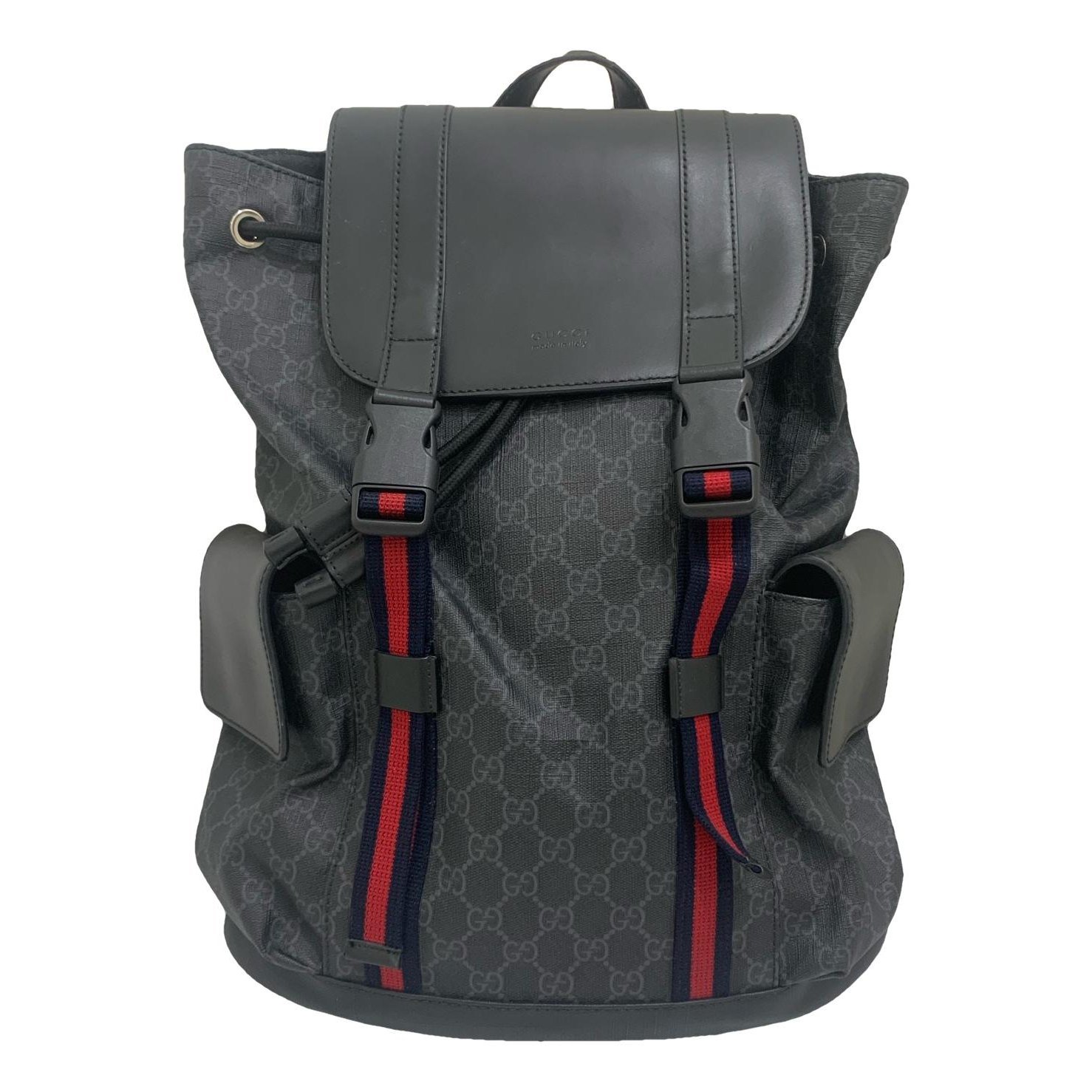Leather backpack