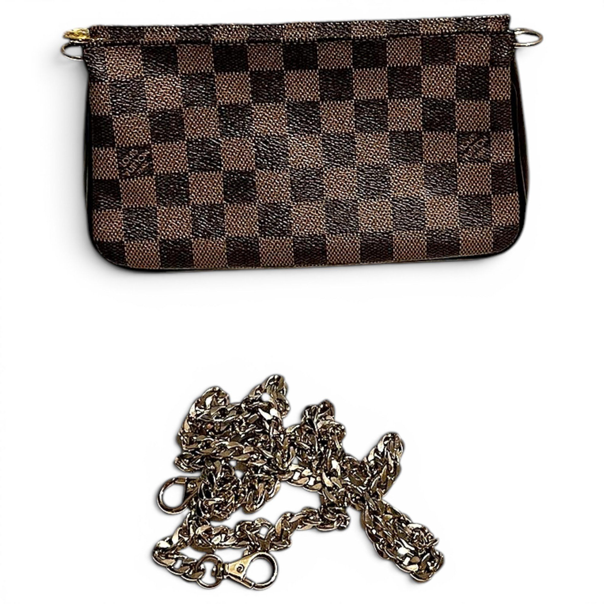 Pochette Accessoire leather handbag