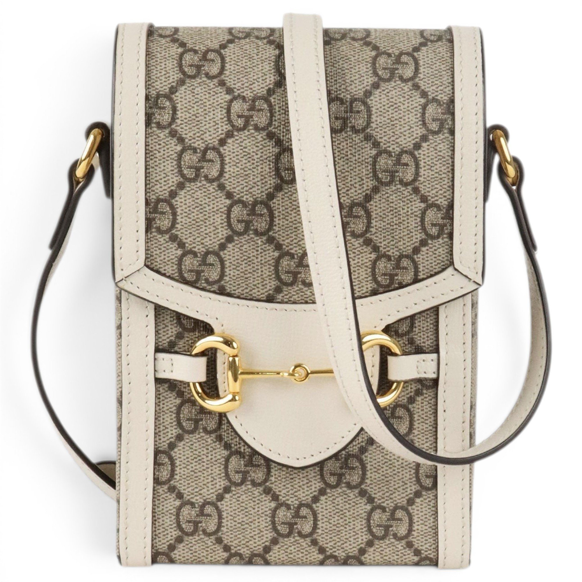 Horsebit 1955 Vertical leather crossbody bag